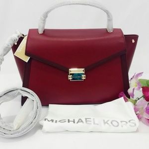 MICHAEL KORS Whitney Large Leather Satchel